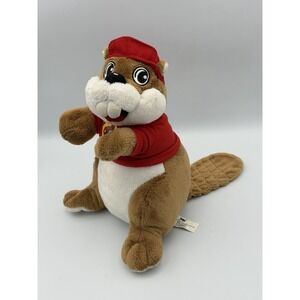 JAAG Buc-ee's Beaver Plush Stuffed Animal Mascot Red Shirt Souvenir Gas Station